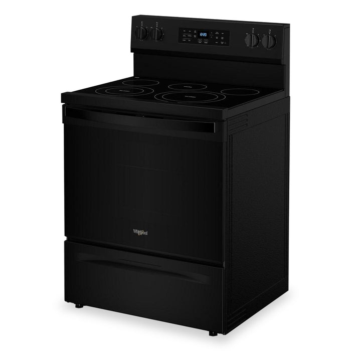 Whirlpool 5.3 Cu. Ft. Electric Range with No Preheat Air Fry - Black - YWFES5030RB