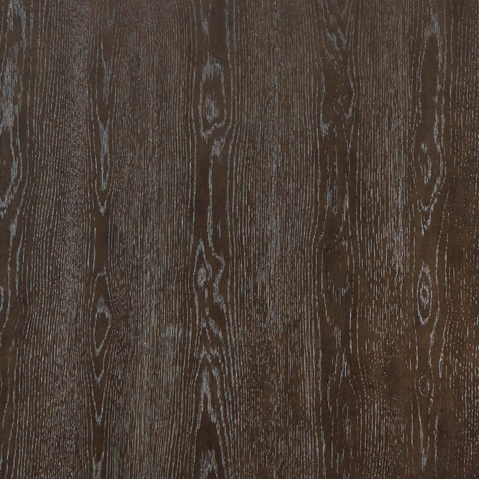 Metro 7pc Dining Set with Table & 6 Chairs; 72-90\"W Extension, Trestle Base - Brown