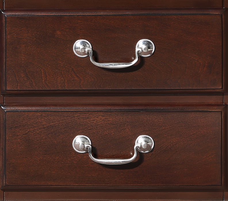 Marco Bedside 2-Drawer Nightstand, 21\"W x 24\"H - Cherry Brown