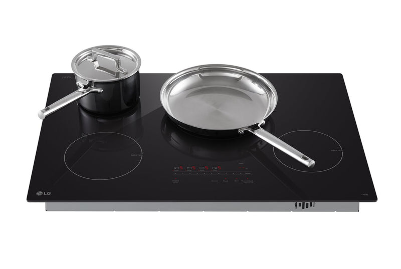 LG 30\" 4-Element Induction Cooktop - Black Ceramic Glass - CBIH3013BE