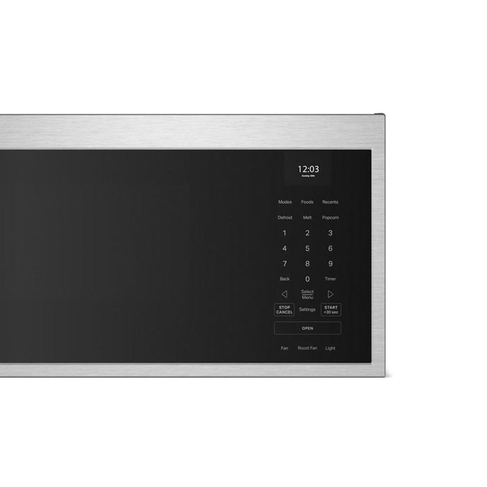 KitchenAid 1.1 Cu. Ft. Smart Low-Profile Over-the-Range Microwave - Stainless Steel - YKMML550RPS