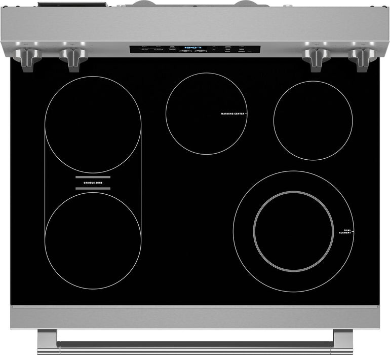 Maytag 30\" 5.3 Cu. Ft. Electric Range with No Preheat Air Fry - Stainless Steel - YMFES6030RZ