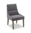 Clay Dining Chair with Polyester Fabric - Pewter Grey