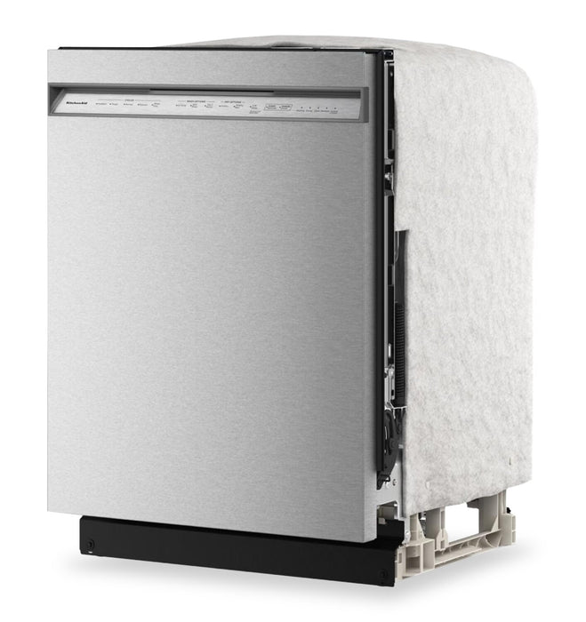 KitchenAid 24\" 41 dBA Dishwasher with Third Level Jet Rack – PrintShield Stainless - KDFS324SPS 