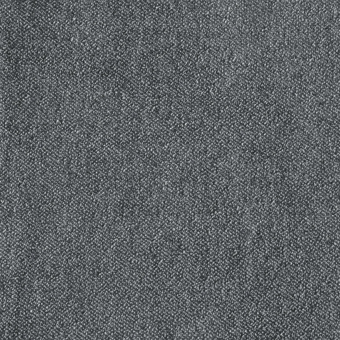 Amos Upholstered Platform Bed Base in Charcoal Fabric - Queen Size