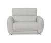 Cindy Crawford Home Kailyn 54\" Fabric Power Reclining Chair with Power Headrest - Beige 