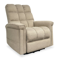 Linton 35.5” Linen-Look Fabric Power Lift Reclining Chair – Mushroom  