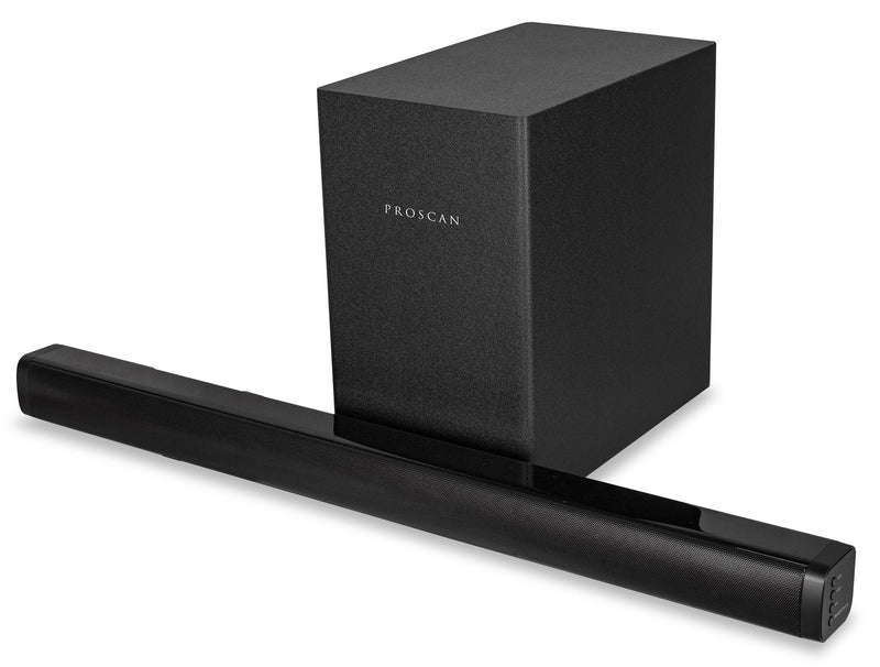 Proscan 2.1 CH Bluetooth Soundbar with Wireless Subwoofer (PSB446)
