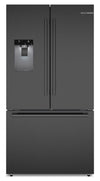 Bosch 500 Series 36\" 26 Cu. Ft. French-Door Refrigerator - Black Stainless Steel - B36FD52SNB 