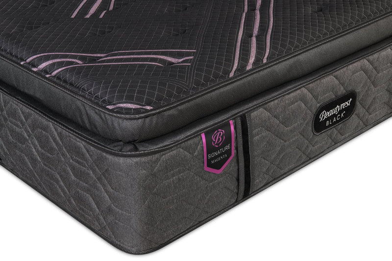Beautyrest Black Signature Magenta Euro Pillowtop Queen Mattress