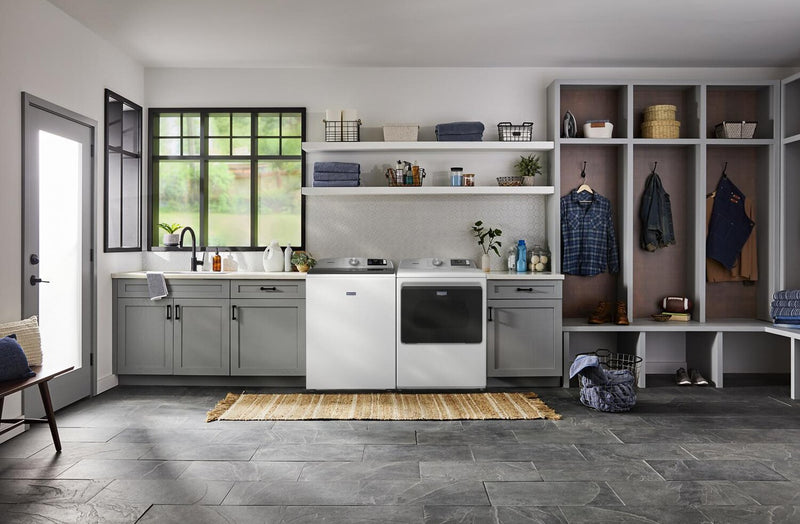 Maytag 6.0 Cu. Ft. Smart Top-Load Washer and 7.4 Cu. Ft. Gas Dryer – White 