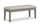 Cove Dining Bench with Cushion Fabric Seat, Lift Top Storage, 46"W - Grey