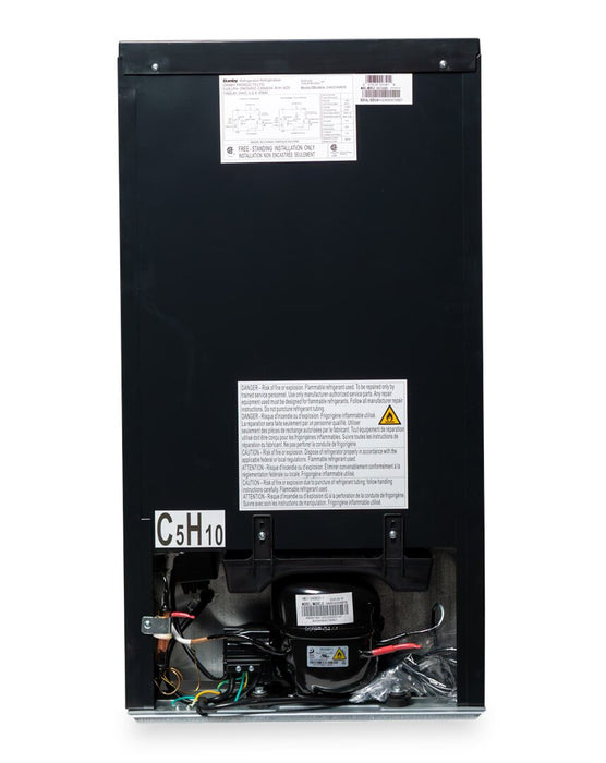 Danby 17.69\"  3.3 Cu. Ft. Single-Door Mini Fridge – Black - DAR033A6BDB
