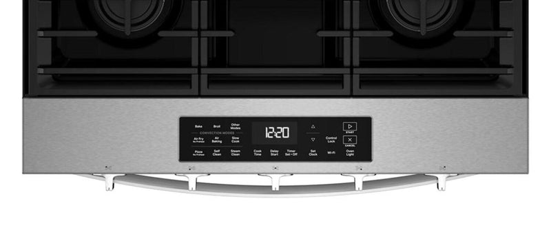 Whirlpool 30\" 5 Cu. Ft. Gas Range with Air Cooking - Fingerprint Resistant Stainless Steel - WSGS5030SZ