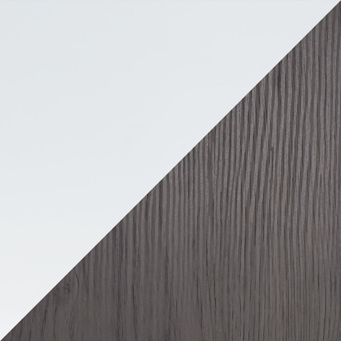 Brimley 47.25\" Modern Coffee Table - White and Grey