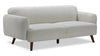 Sadie 78.7\" Fabric Sofa with Rubberwood Legs – Beige 