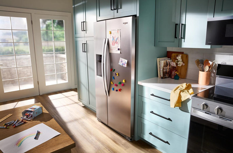 Whirlpool 36\" 21 Cu. Ft. Side-by-Side Refrigerator - Fingerprint-Resistant Stainless - WRSC6536RZ