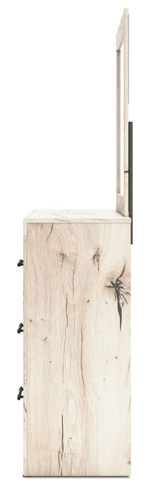 Derekson Bedroom 6-Drawer Dresser, 58.7\"W x 36.5\"H - Rustic White