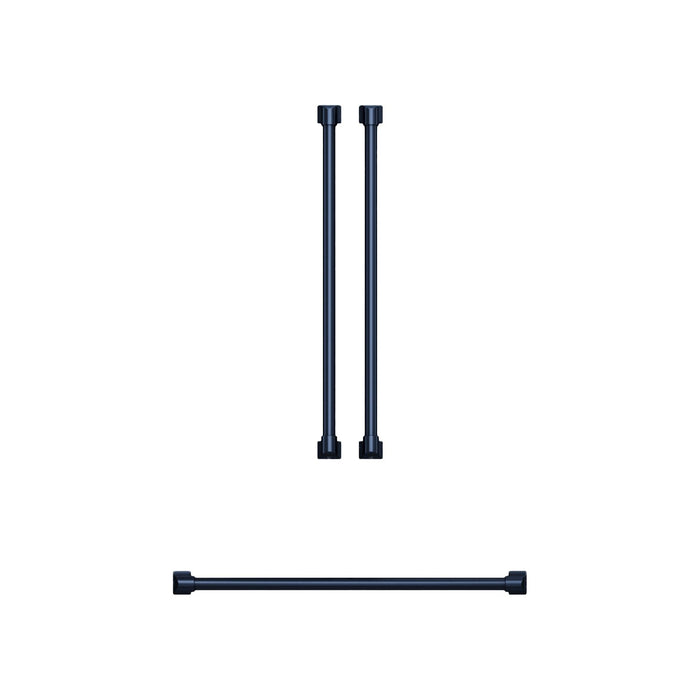 Thor Kitchen Handle and Knob Set for 36” Refrigerator in Gun Metal Blue - CKA-RF3621-BLU