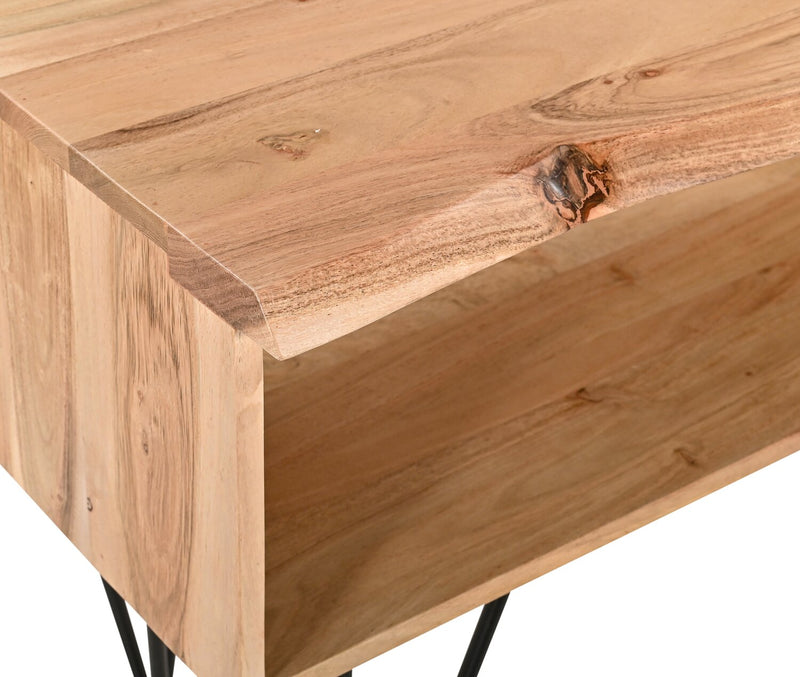 Kaleb 57” Modern TV Stand for TVs up to 65” - Natural