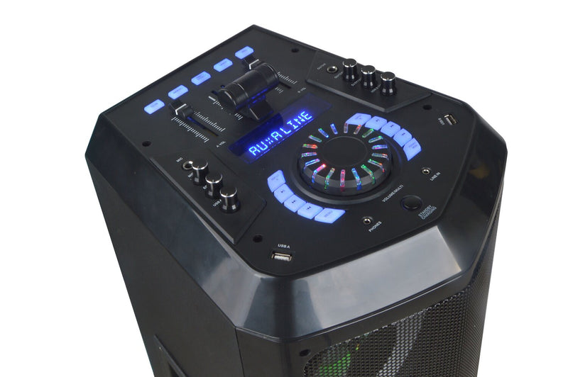Monster Remix 300W DJ Party System with Bluetooth and Wireless Mic (10-MNREMIX)