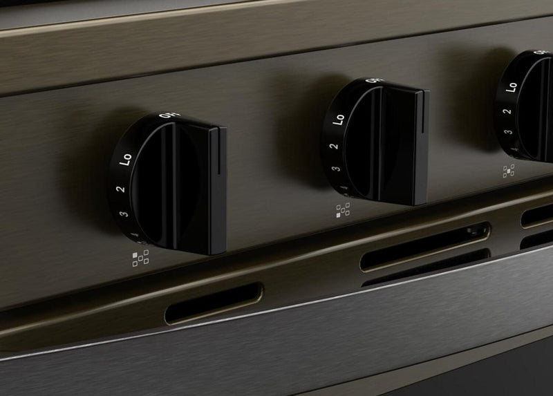 Whirlpool 5 Cu. Ft. Gas Range with Air Fry and Self-Clean - Black Stainless Steel - WFGS5030RV