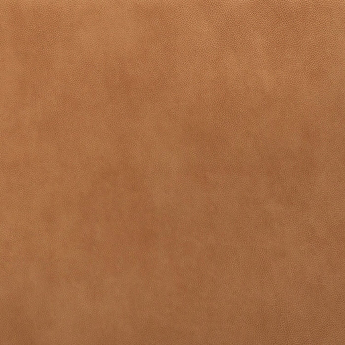 Edge 86\" Genuine Leather Sofa with Wood Legs and Removable Back Cushions - Brown