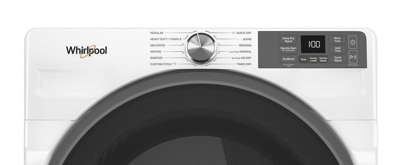 Whirlpool 7.4 Cu. Ft. Smart Gas Dryer with Wrinkle Shield™ - White - WGD5720RW