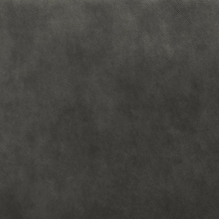 Edge 2-Piece Right-Facing Genuine Leather Sectional with Wood Legs and Removable Back Cushions - Grey