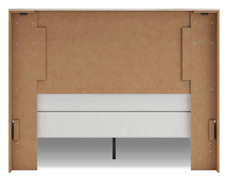 Derekson Panel Headboard, Rustic White - Queen Size