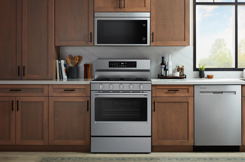 Maytag 5 Cu. Ft. Smart True Convection Gas Range with Grill Mode - Stainless Steel - MFGS8030RZ