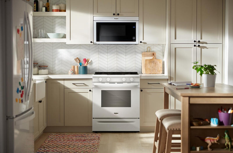 Whirlpool 30\" 5 Cu. Ft. Smart Gas Range - White - WSGS3330TW