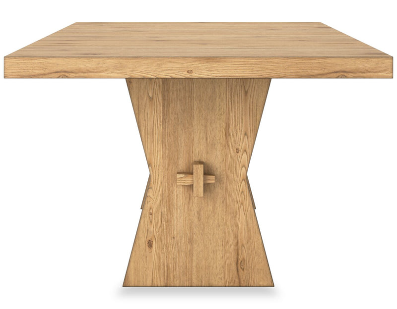 Shaw Dining Table, Trestle Base, 78\"W - Natural