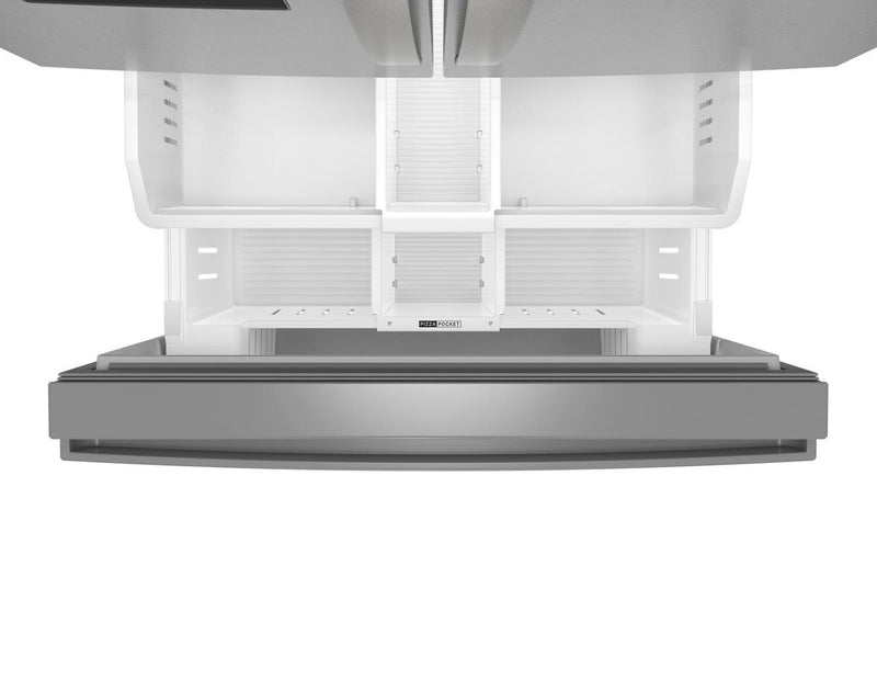 Whirlpool 36\" 30 Cu. Ft. French-Door Refrigerator with Ice and Water - Stainless Steel - WRFF3536SZ