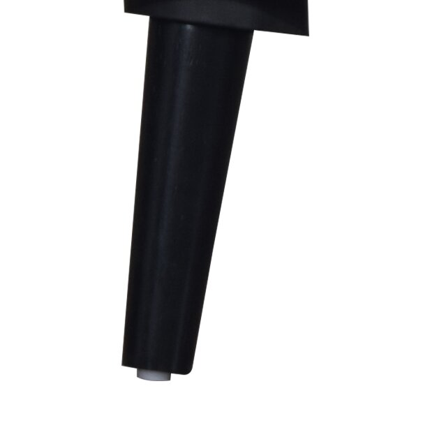 Milan Bedroom Chest of Drawers, 5-Drawer, Mid-Century Modern, 32\"W x 51\"H - Black