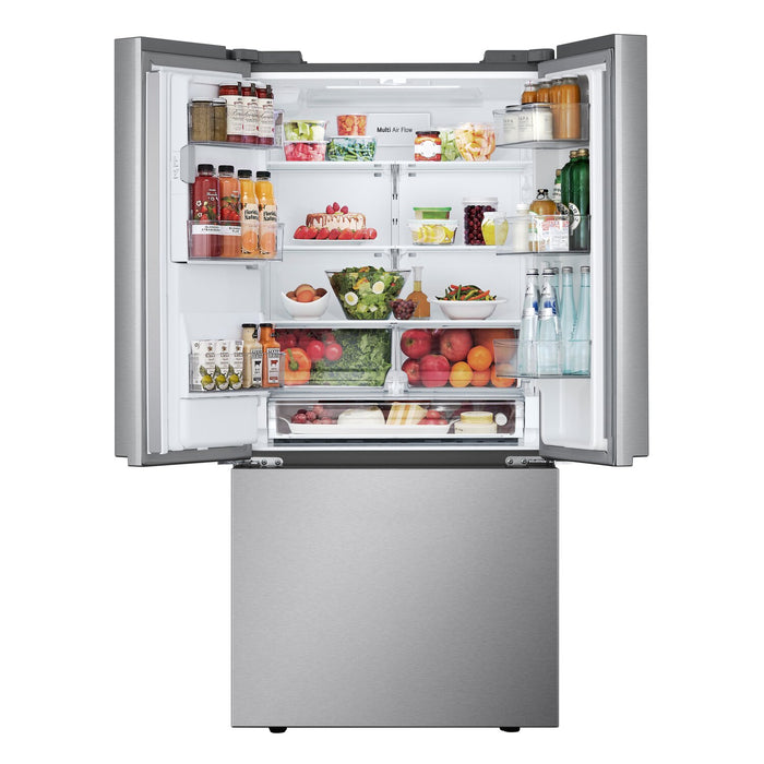 LG 33\" 25 Cu. Ft. French-Door Refrigerator with Dual Ice Makers - Stainless Steel - LF25S6330S