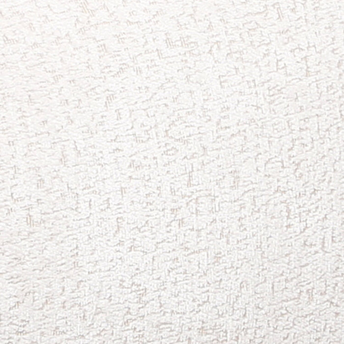 Rio 36\" Chenille Fabric Cocktail Ottoman with Wood Top and Legs - Alabaster White