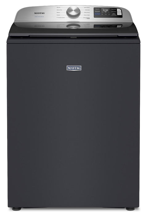 Maytag 6.0 Cu. Ft. Smart Top-Load Washer and 7.4 Cu. Ft. Gas Dryer – Midnight Steel 