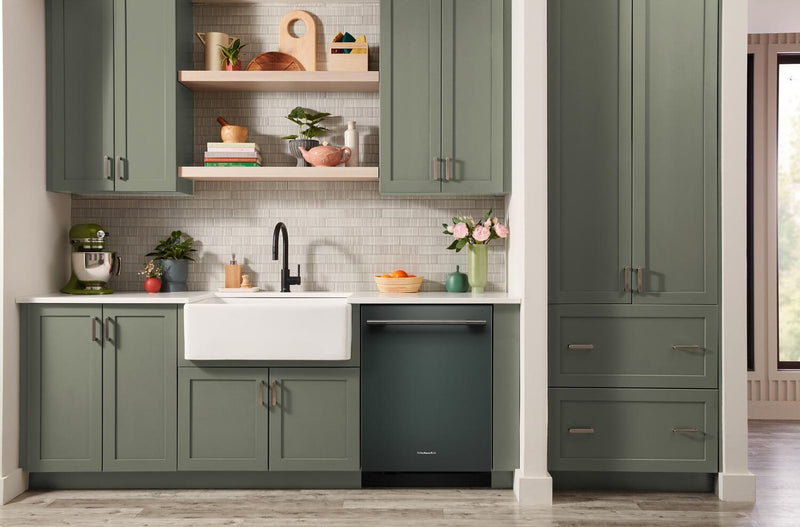 KitchenAid 24\" 44 dBA Dishwasher with 360° Max Jets™ Third Rack – Juniper - KDTS624SJP