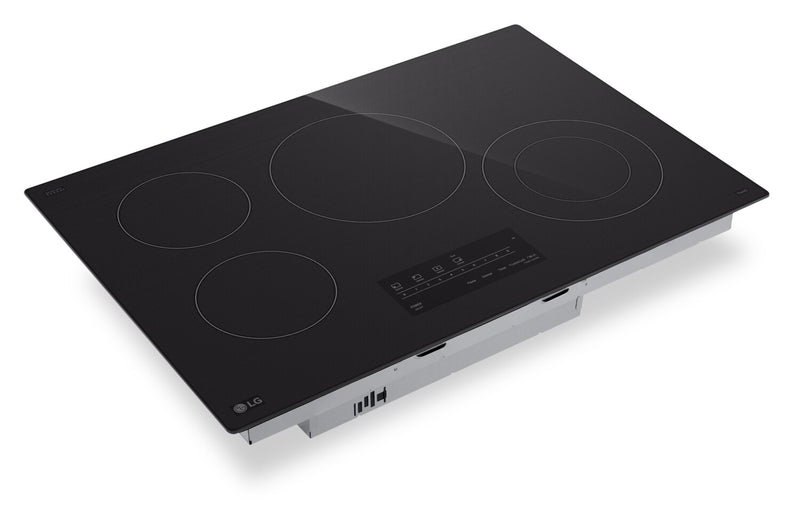 LG 30\" 4-Element Electric Cooktop with UltraHeat™ 2.5kW Element - Black - CBEW3013BE
