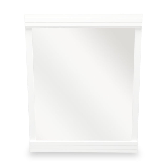 Riley Bedroom Dresser Mirror, Made in Canada - White