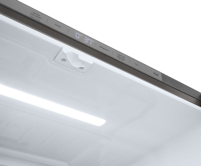 LG 36” 23.6 Cu. Ft French 4-Door Counter-Depth Refrigerator with Ice Maker - LF24C8200S