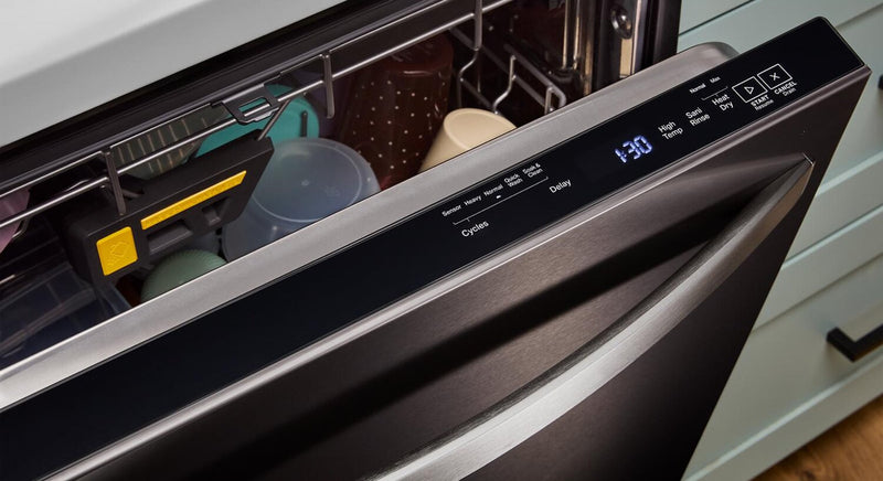 Whirlpool 24\" 47 dBA Built-In Dishwasher - Fingerprint Resistant Black Stainless Steel - WDTS8024SV