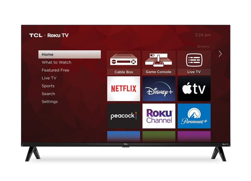 TCL 32\" 720p HD LED 60Hz Roku Smart TV (32S250R-CA) 