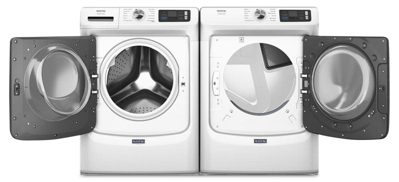 Maytag 5.8 Cu. Ft. Pet Pro Smart Front-Load Washer and 7.4 Cu. Ft. Electric Dryer - White