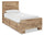 ["Derekson Storage Bed with 2 Built-In Side Drawers for Kids, Natural - Twin Size"]