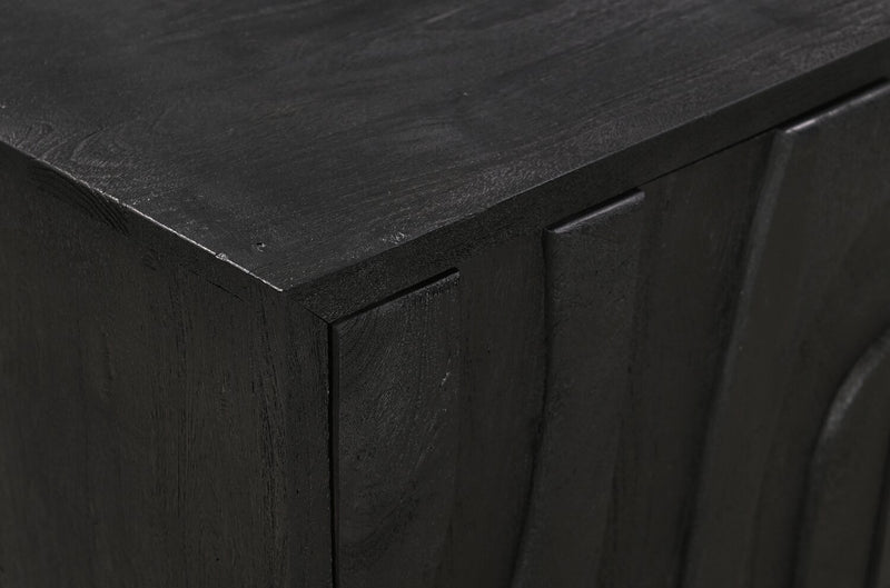 Abbot 60\" Modern TV Stand with Storage and Cable Management for TVs up to 80” - Black