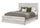 Aspen Panel Bed with Headboard & Frame, Grey - Queen Size