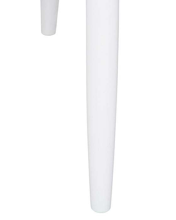 Remi Dining Chair with Curved Ladder-Back - White