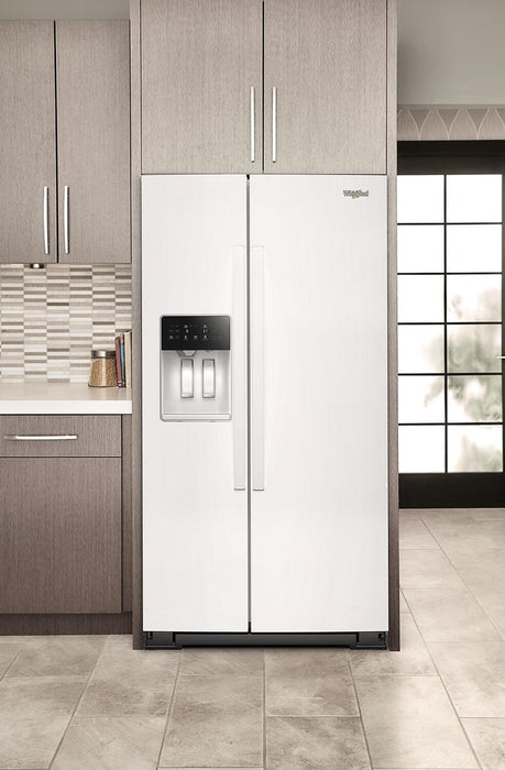 Whirlpool 36\" 28.7 Cu. Ft. Side-by-Side Refrigerator - White - WRSF5536RW